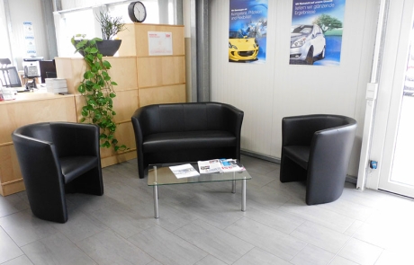CRC Autoservice Center Ausstattung Kundenbereich, Empfang