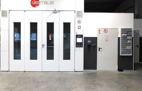 CRC Autoservice Center Lackierkabine Ausstattung